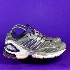 Adidas Supernova Sequence 4 Women's Grey & Purple Running Sneakers Shoe‎ Size 10
